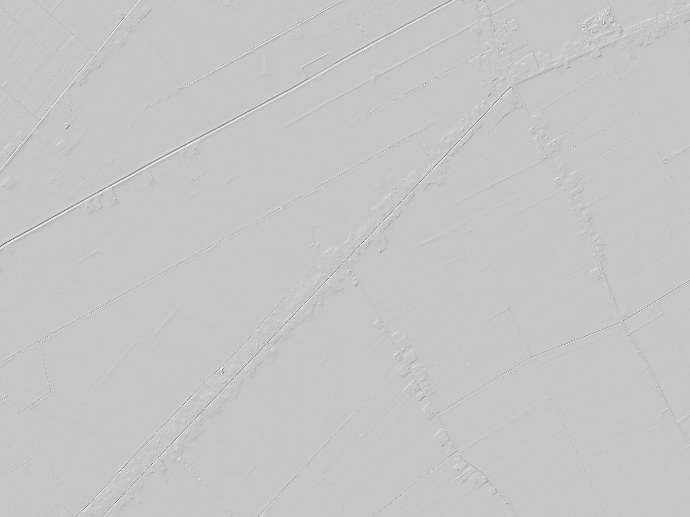 Geländeschummerung von Königsmoos