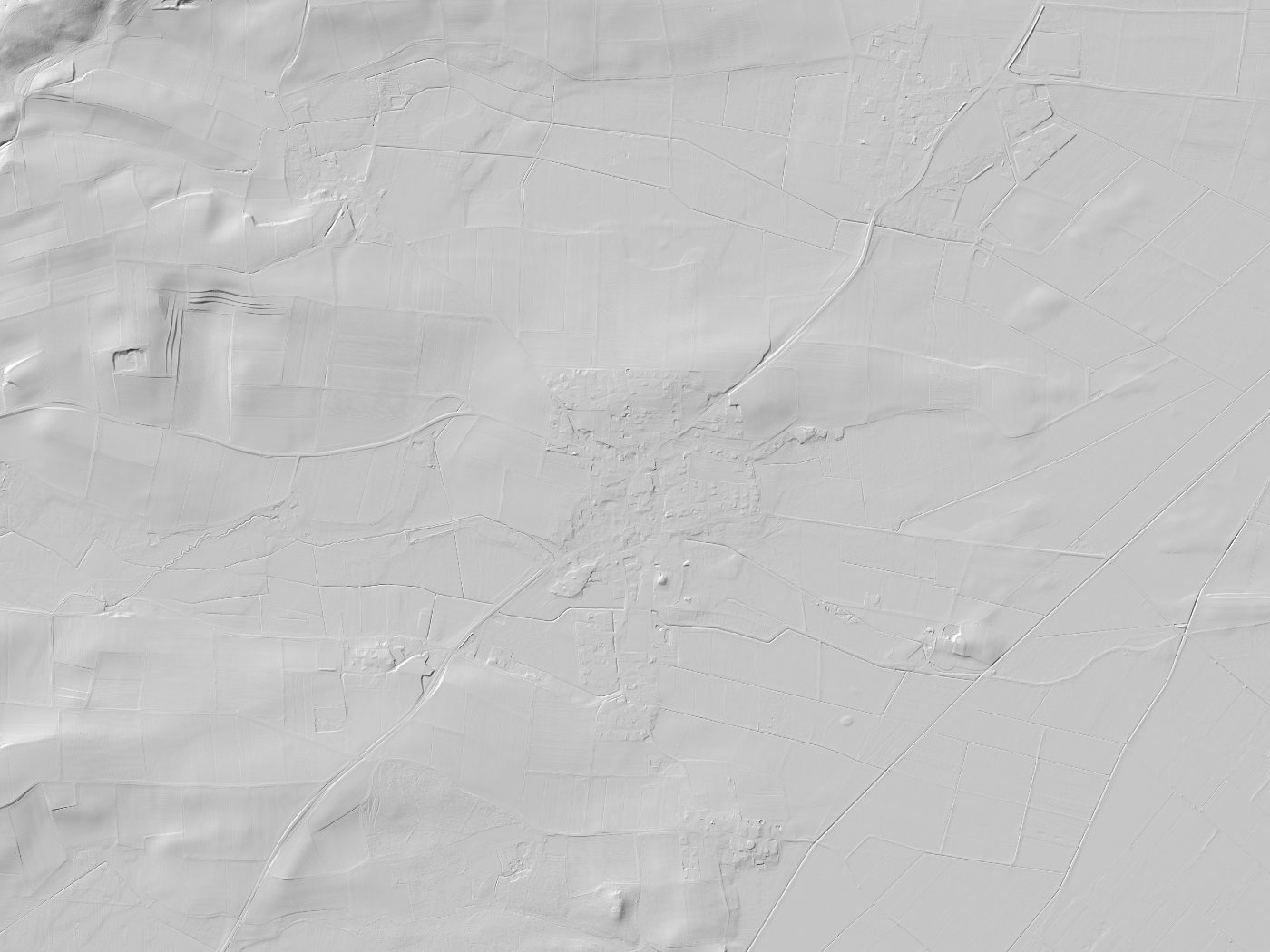 Geländeschummerung von Rohrenfels