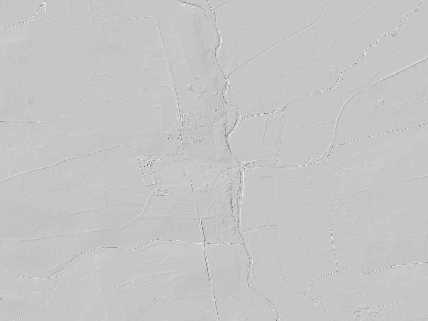 Geländeschummerung von Wechingen