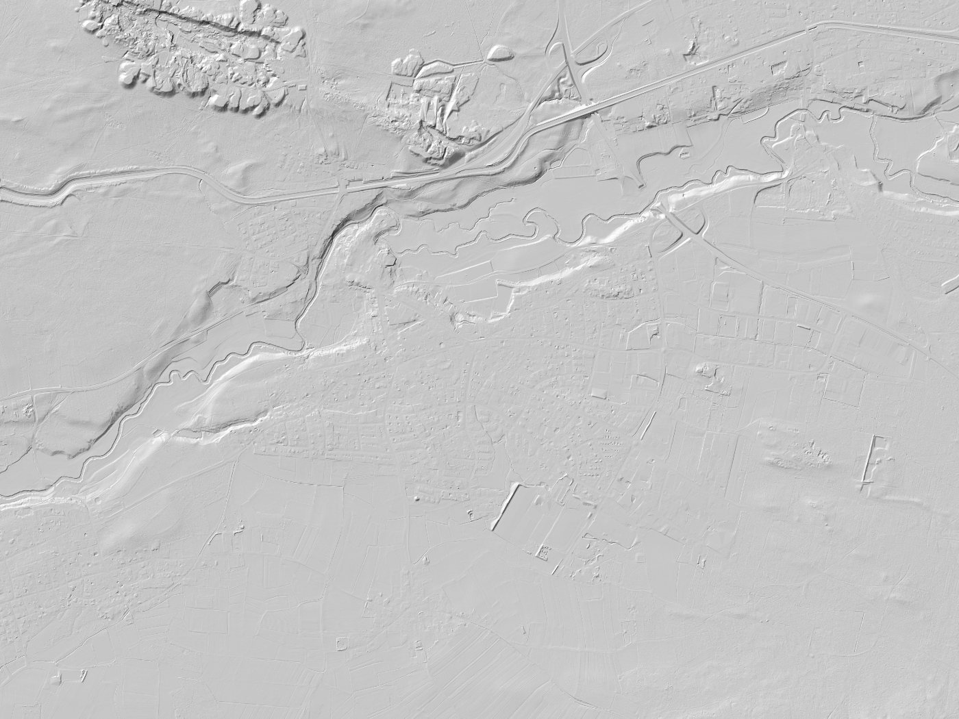 Geländeschummerung von Wendelstein