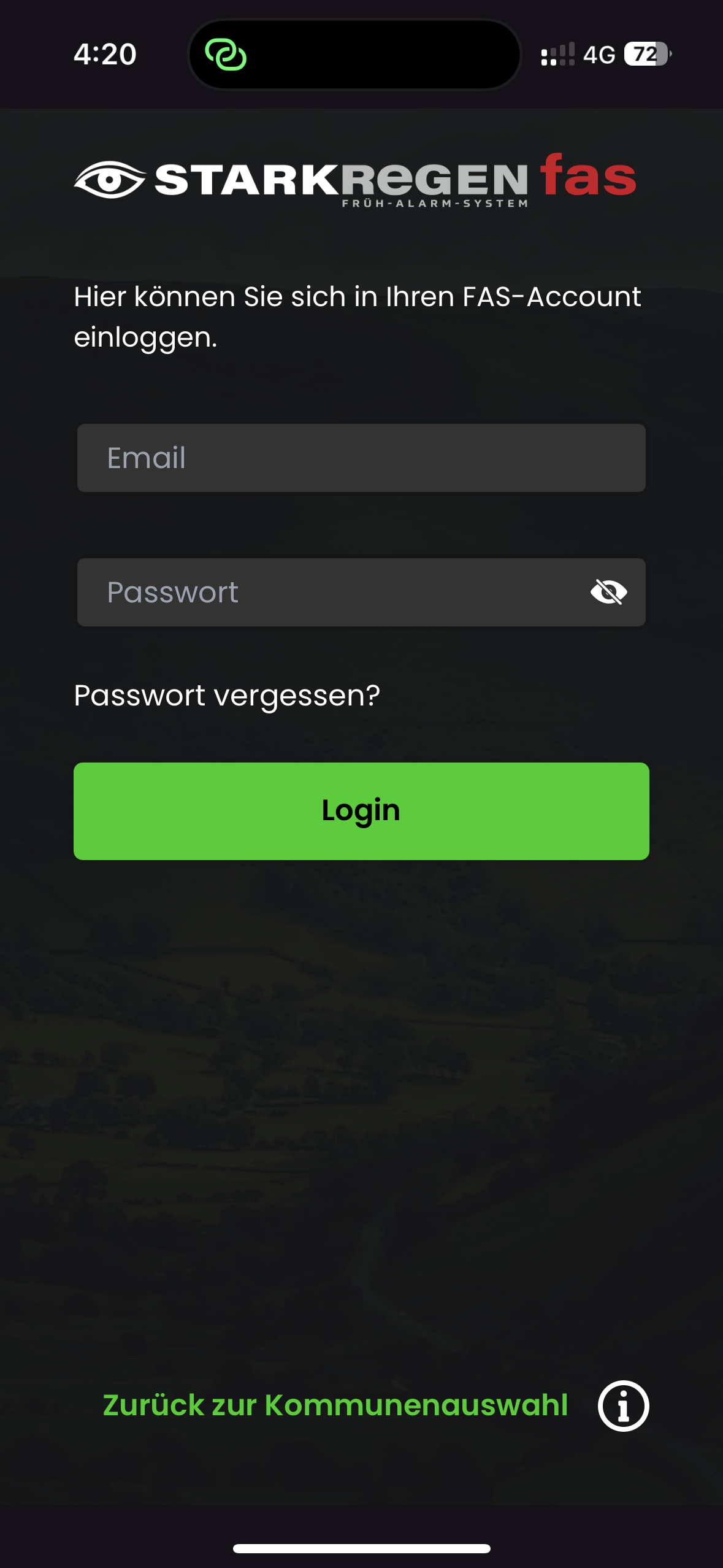 Mobile Login Interface