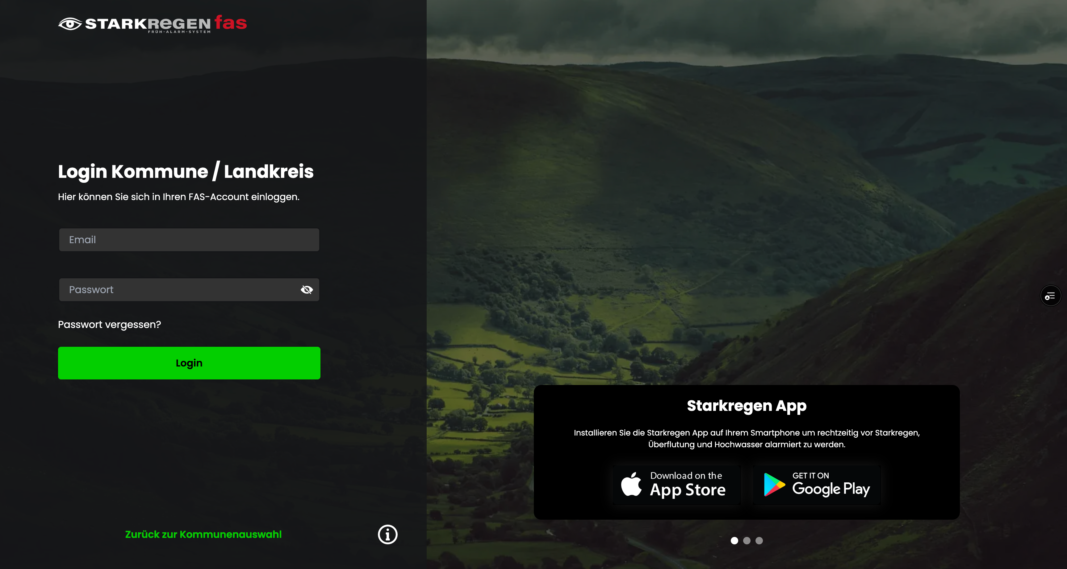 Desktop Login Interface